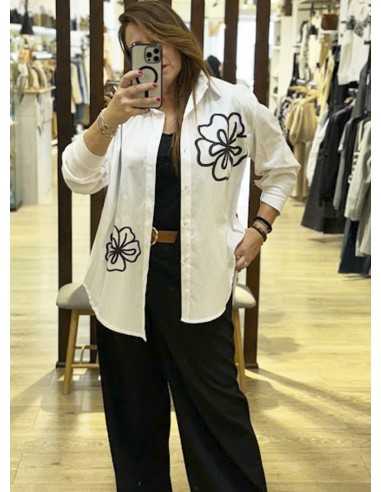 CAMISA OVERSIZE FLOR