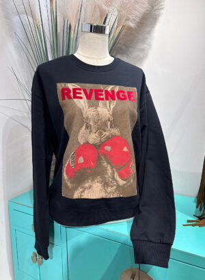 Novedades 4 SUDADERA REVENGE - Negro