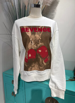 Novedades 6 SUDADERA REVENGE - Blanco
