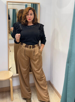 Novedades 6 PANTALÓN TRABILLA ANCHA - camel