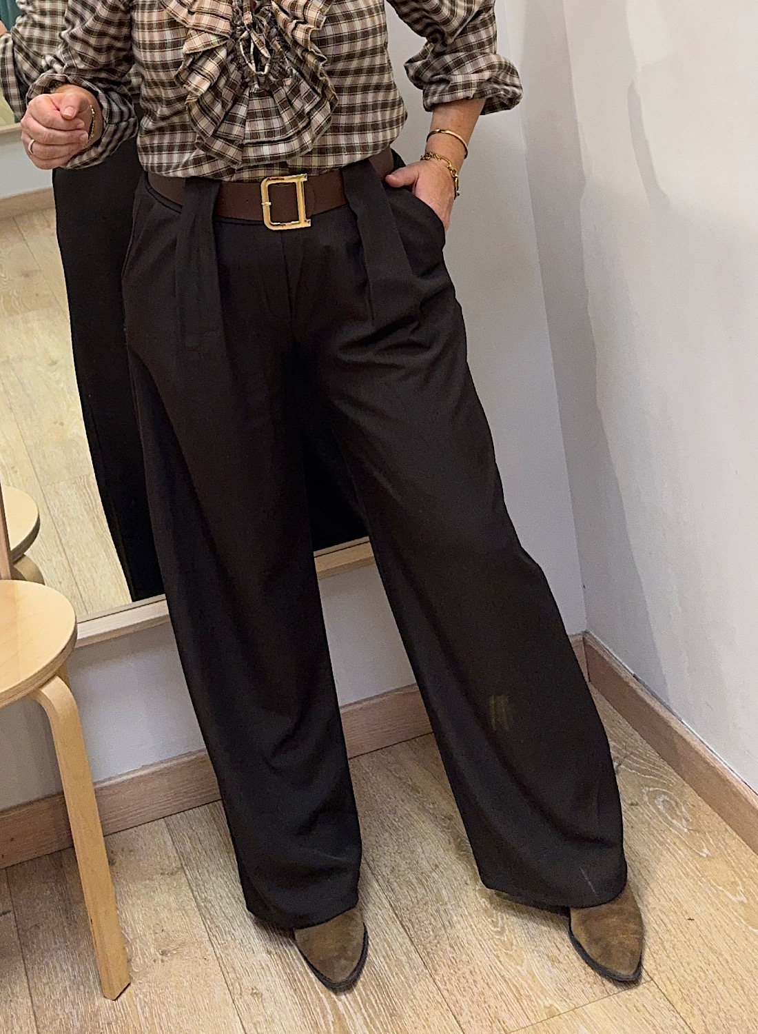 PANTALÓN TRABILLA ANCHA 3 PANTALÓN TRABILLA ANCHA - Imagen 3