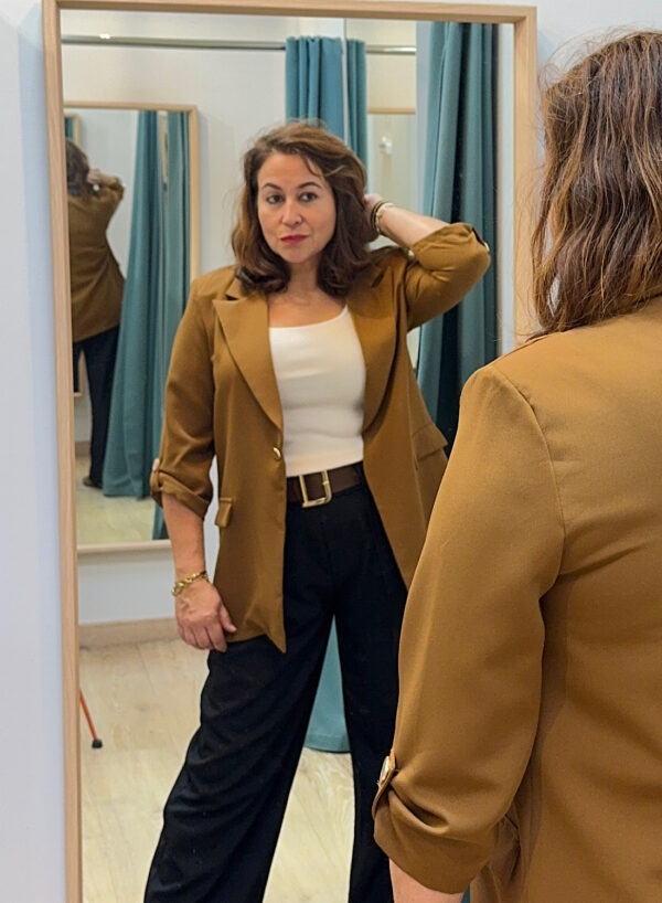 BLAZER MANGA RECOGIDA