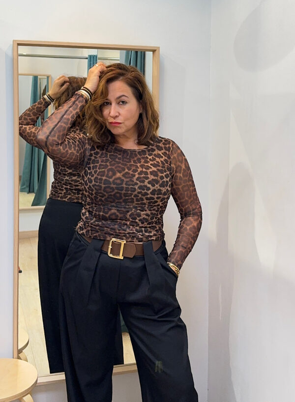 CAMISETA GASA ANIMAL PRINT