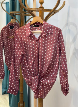 Novedades 4 CAMISA LUNARES - Granate