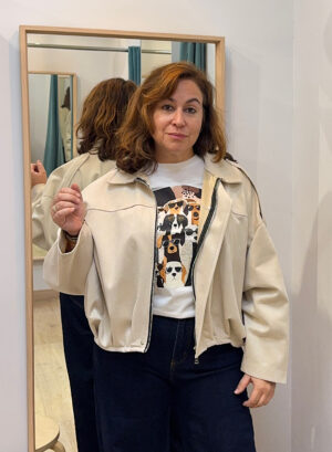 Novedades 23 CHAQUETA ANTELINA OVERSIZE