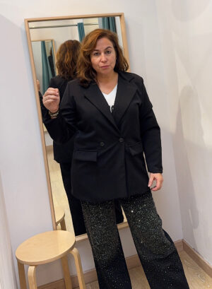 Novedades 4 BLAZER CRUZADA - Negro