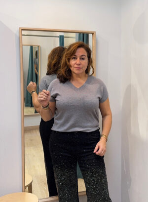 Novedades 33 JERSEY PUNTO MANGA CORTA - Gris