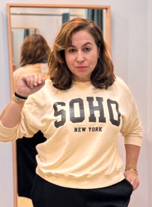 Novedades 28 SUDADERA SOHO - Beige