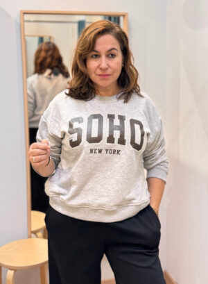 Novedades 26 SUDADERA SOHO - Gris