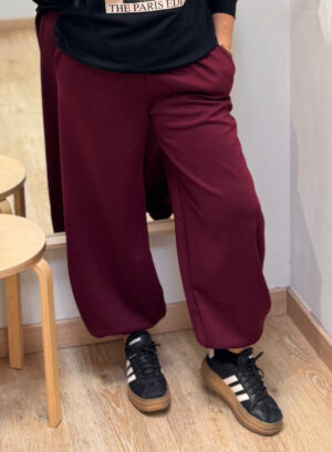 PANTALÓN SPORT BARREL - Granate