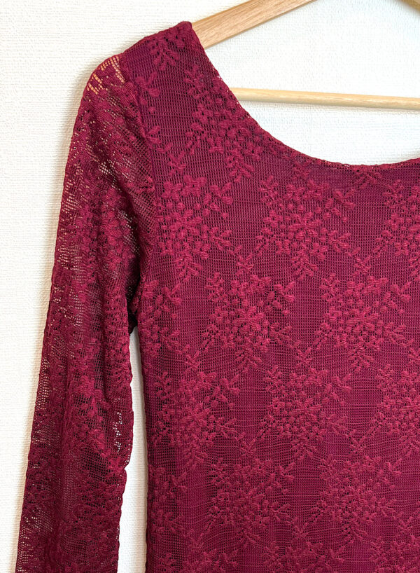 VESTIDO GASA MANGA LARGA