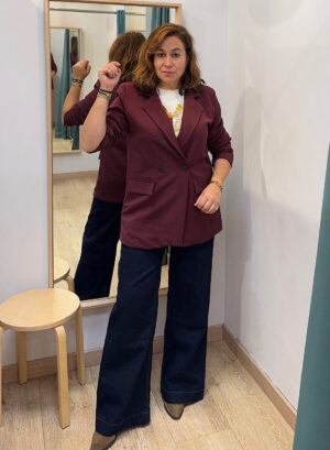 Novedades 10 BLAZER CRUZADA - Granate