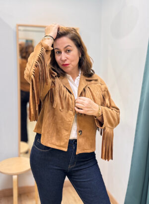 Novedades 18 CHAQUETA COUNTRY FLECOS - camel