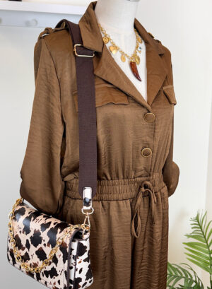 MONO SATINADO - Marrón