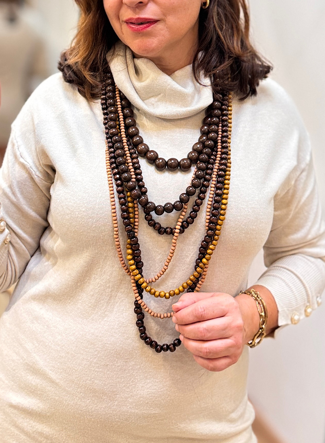 COLLAR CUENTAS ÉTNICO 2 COLLAR CUENTAS ÉTNICO - Imagen 2