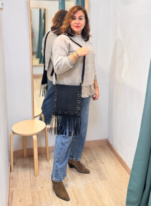 BANDOLERA FLECOS Y TACHUELAS