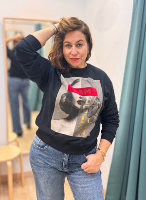 SUDADERA FASHION - Negro