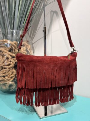 BOLSO FLECOS - Granate