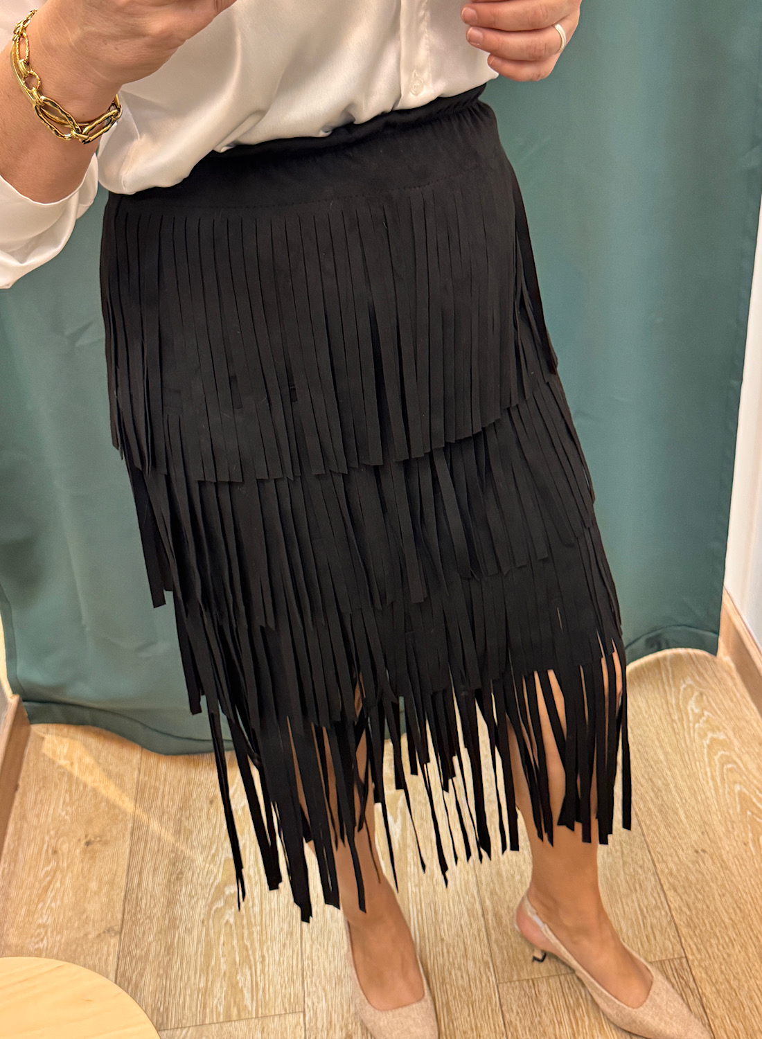 FALDA DE FLECOS LARGA 10 FALDA DE FLECOS LARGA - Imagen 10