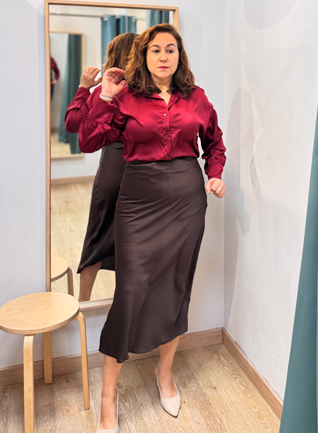 CAMISA SATINADA 3 CAMISA SATINADA - Imagen 3