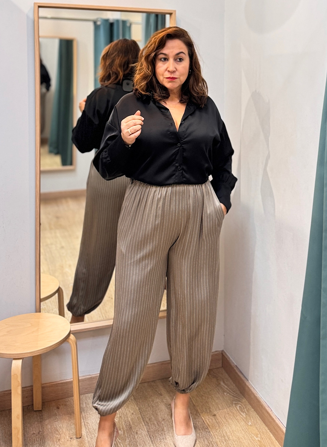 CAMISA SATINADA 9 CAMISA SATINADA - Imagen 9