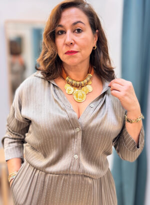 COLLAR MONEDAS DORADAS