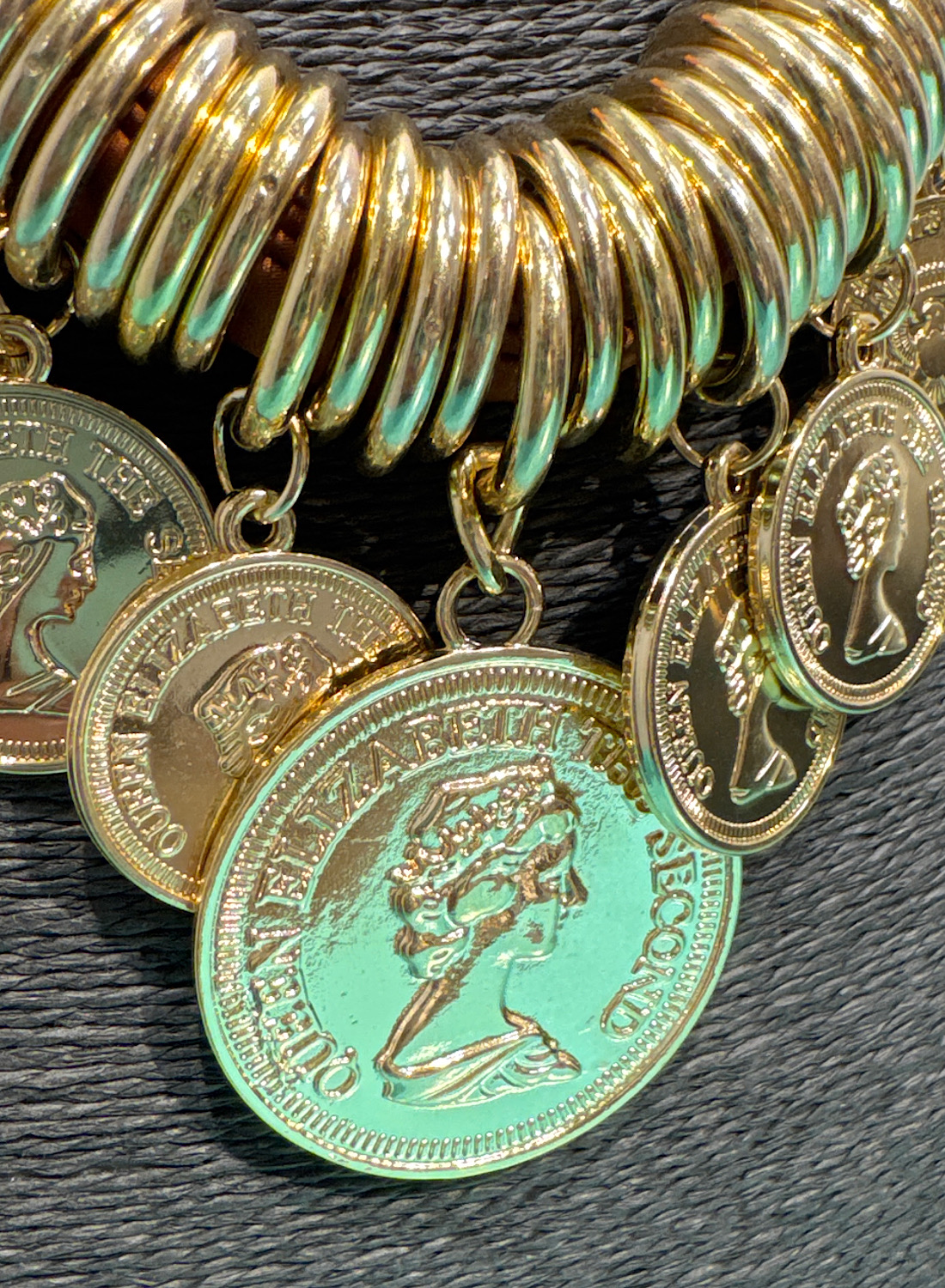 COLLAR MONEDAS DORADAS 3 COLLAR MONEDAS DORADAS - Imagen 3