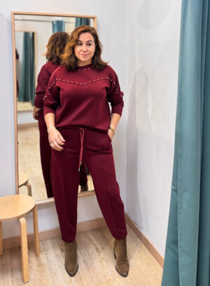 CONJUNTO TACHUELA - Granate