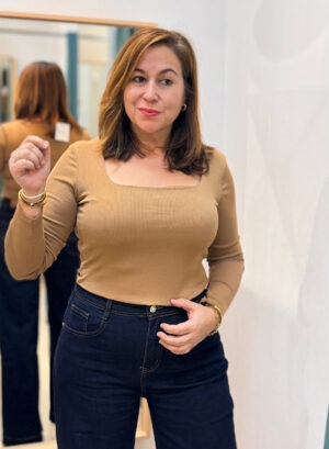 CAMISETA CANALE BÁSICA - camel