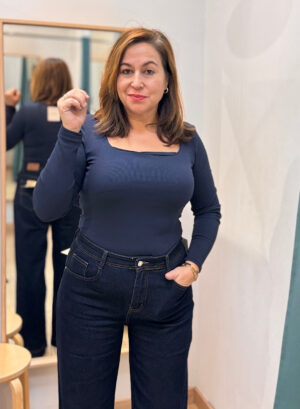 CAMISETA CANALE BÁSICA - Azul