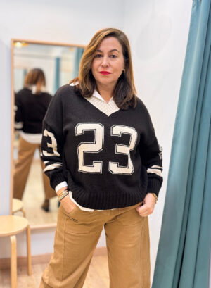 JERSEY UNIVERSITY - Marrón chocolate