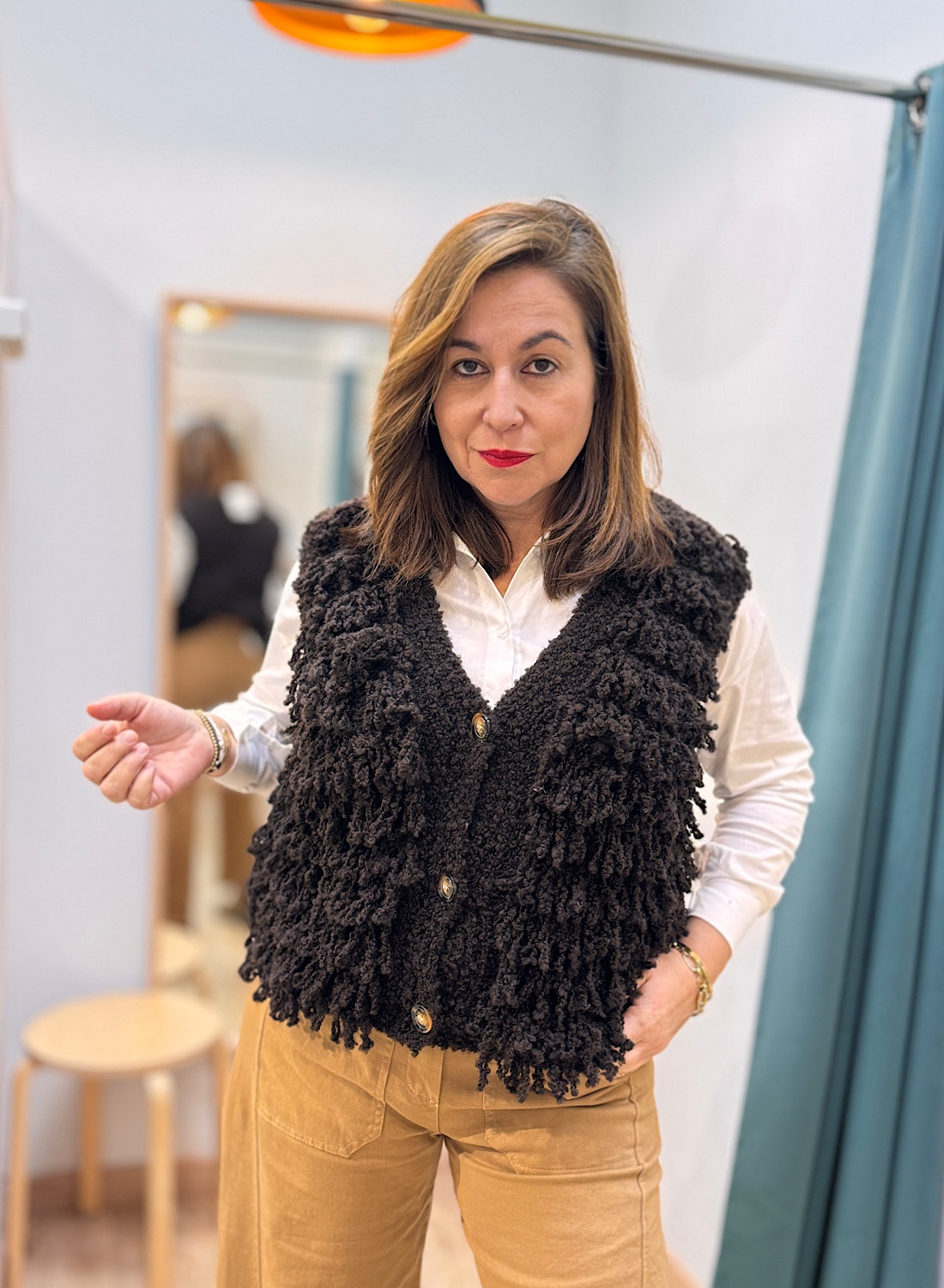 CHALECO EFECTO BORREGO 2 CHALECO EFECTO BORREGO - Imagen 2