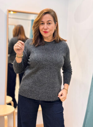 JERSEY HOLGADO PUÑO - Negro