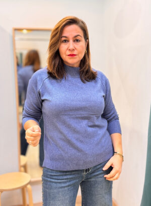 JERSEY CUELLO CAJA - Azul