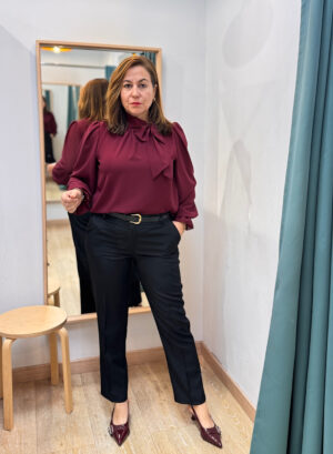 PANTALON PITILLO VESTIR - Negro