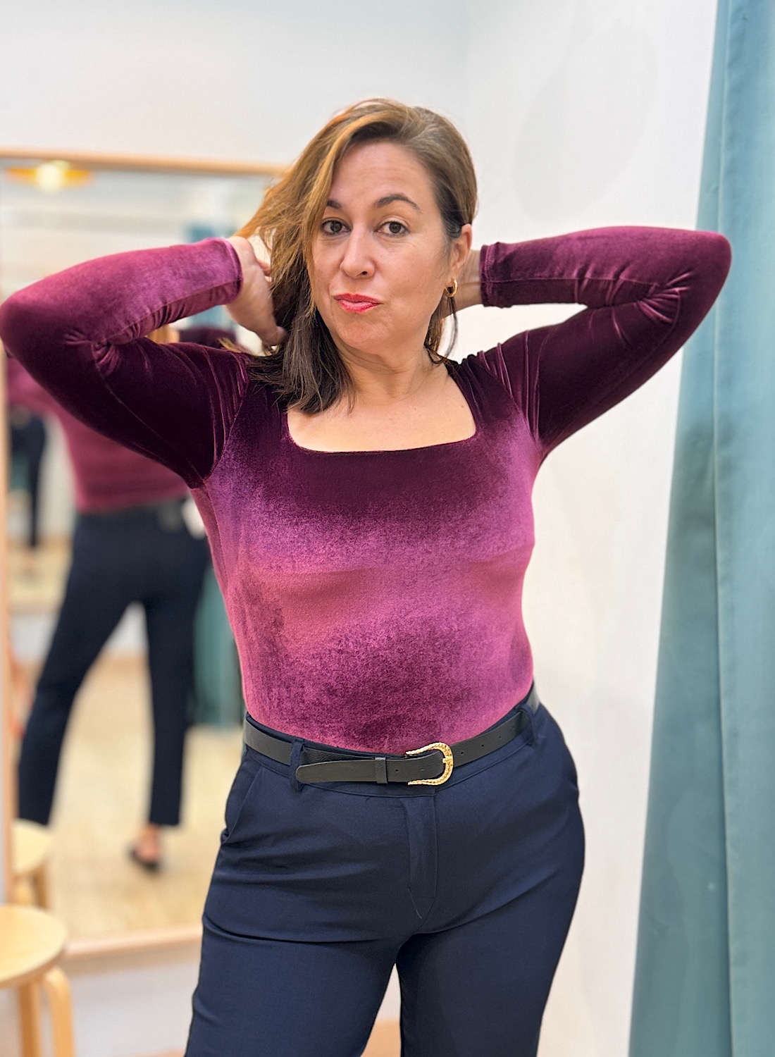 BODY TERCIOPELO BURDEOS 2 BODY TERCIOPELO BURDEOS - Imagen 2