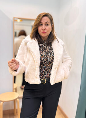CHAQUETA PELO - Blanco