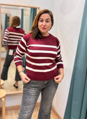 JERSEY RAYAS - Granate