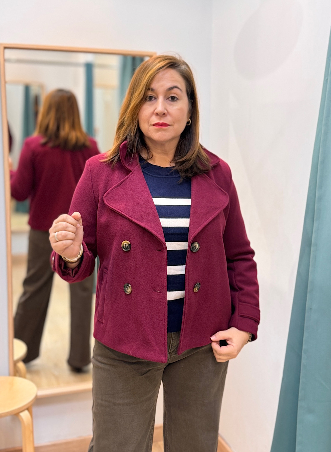 ABRIGO CORTO CRUZADO 3 ABRIGO CORTO CRUZADO - Imagen 3