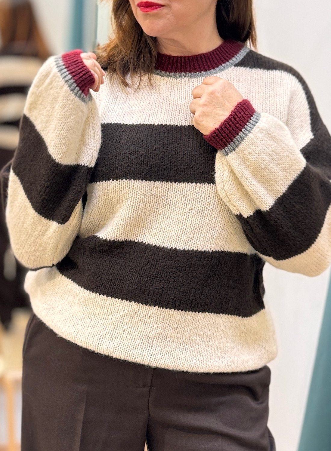 MAXI JERSEY RAYA ANCHA 4 MAXI JERSEY RAYA ANCHA - Imagen 4