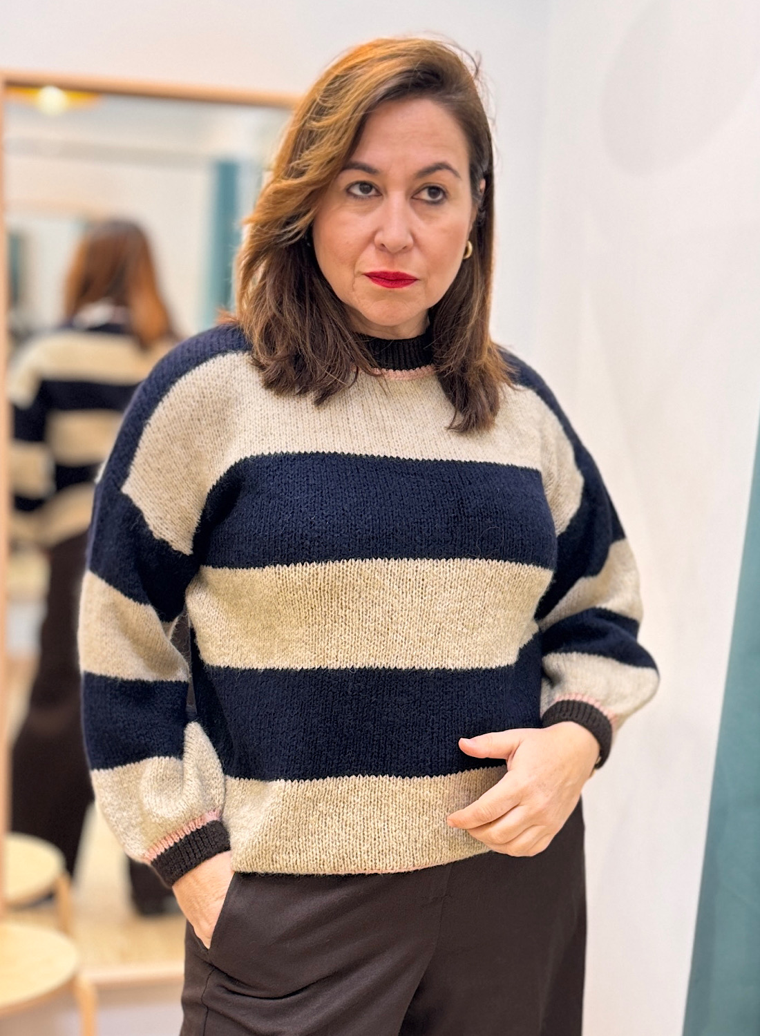 MAXI JERSEY RAYA ANCHA 3 MAXI JERSEY RAYA ANCHA - Imagen 3