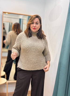 JERSEY GRUESO - Taupe