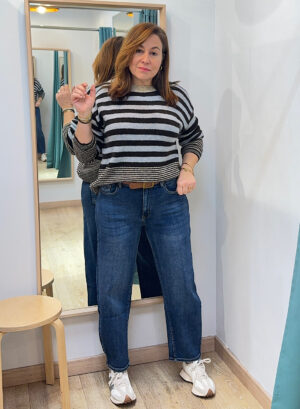 JEANS BALLOON CON CINTURÓN