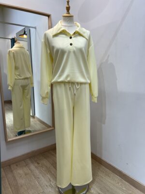 CONJUNTO SPORT LISO - Amarillo