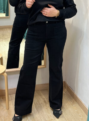 PANTALON VAQUERO NEGRO