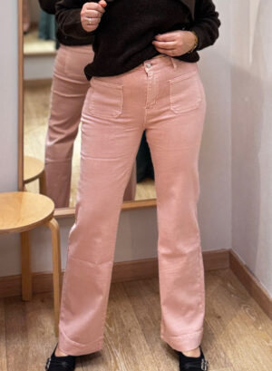 PANTALON VAQUERO COLORES - Rosa