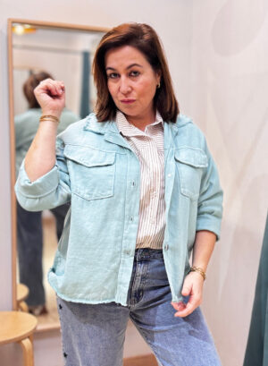 SOBRE CAMISA LIZA - Verde menta