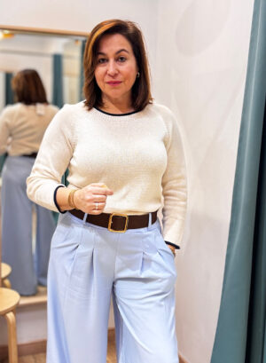 JERSEY LORETO - Beige