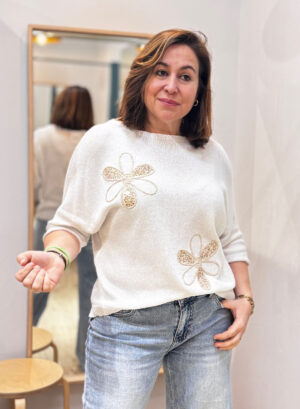 JERSEY CAMILA - Blanco