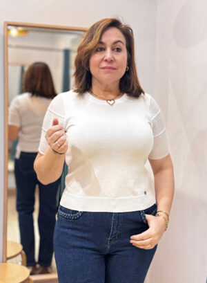 JERSEY ALIZA - Blanco